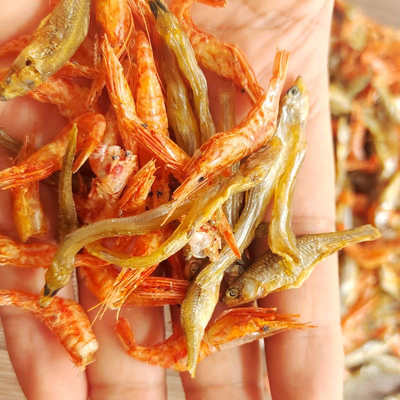 淡水干小鱼小虾 农民自制小鱼小虾干