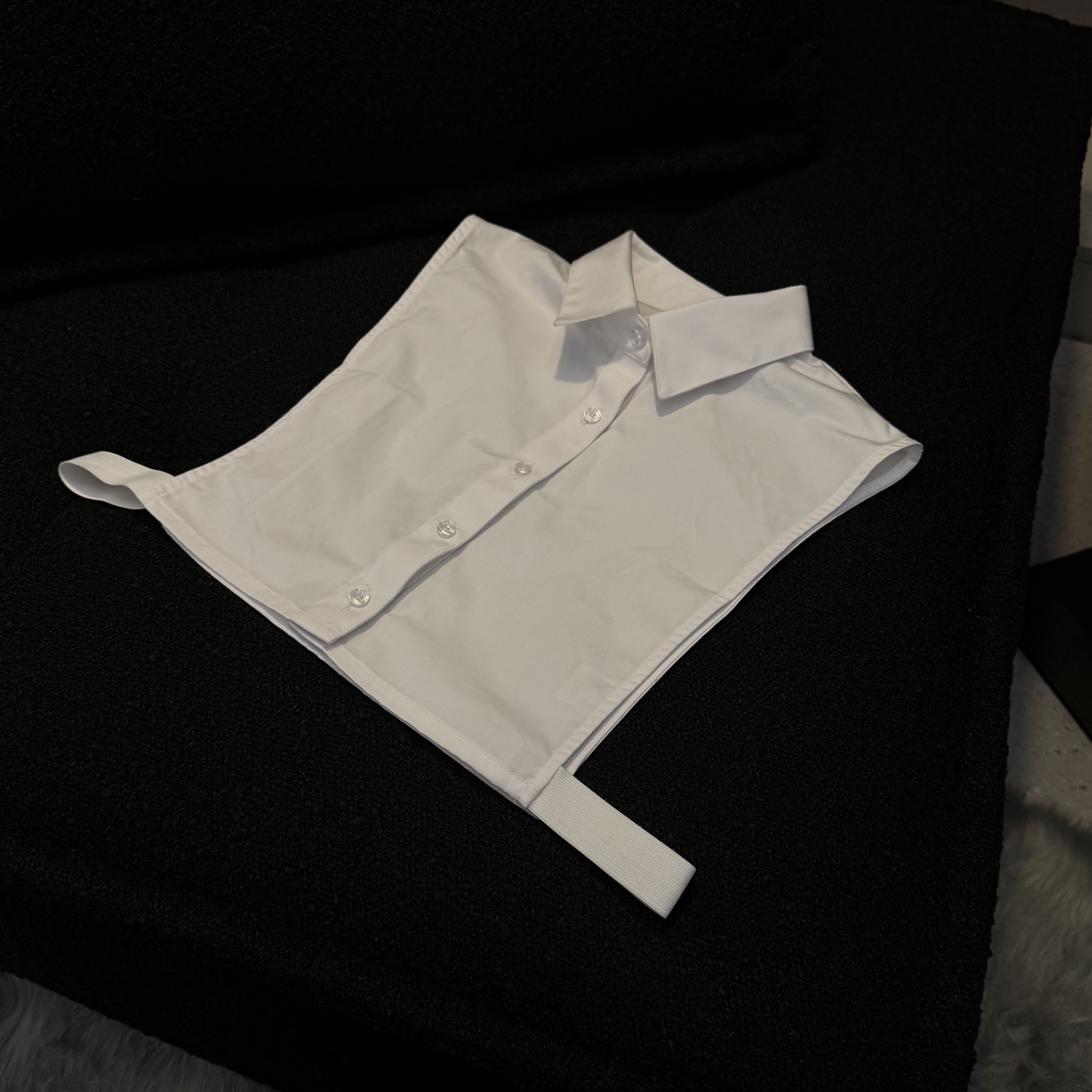 BX1222 白色时尚百搭花边设计女装装饰领