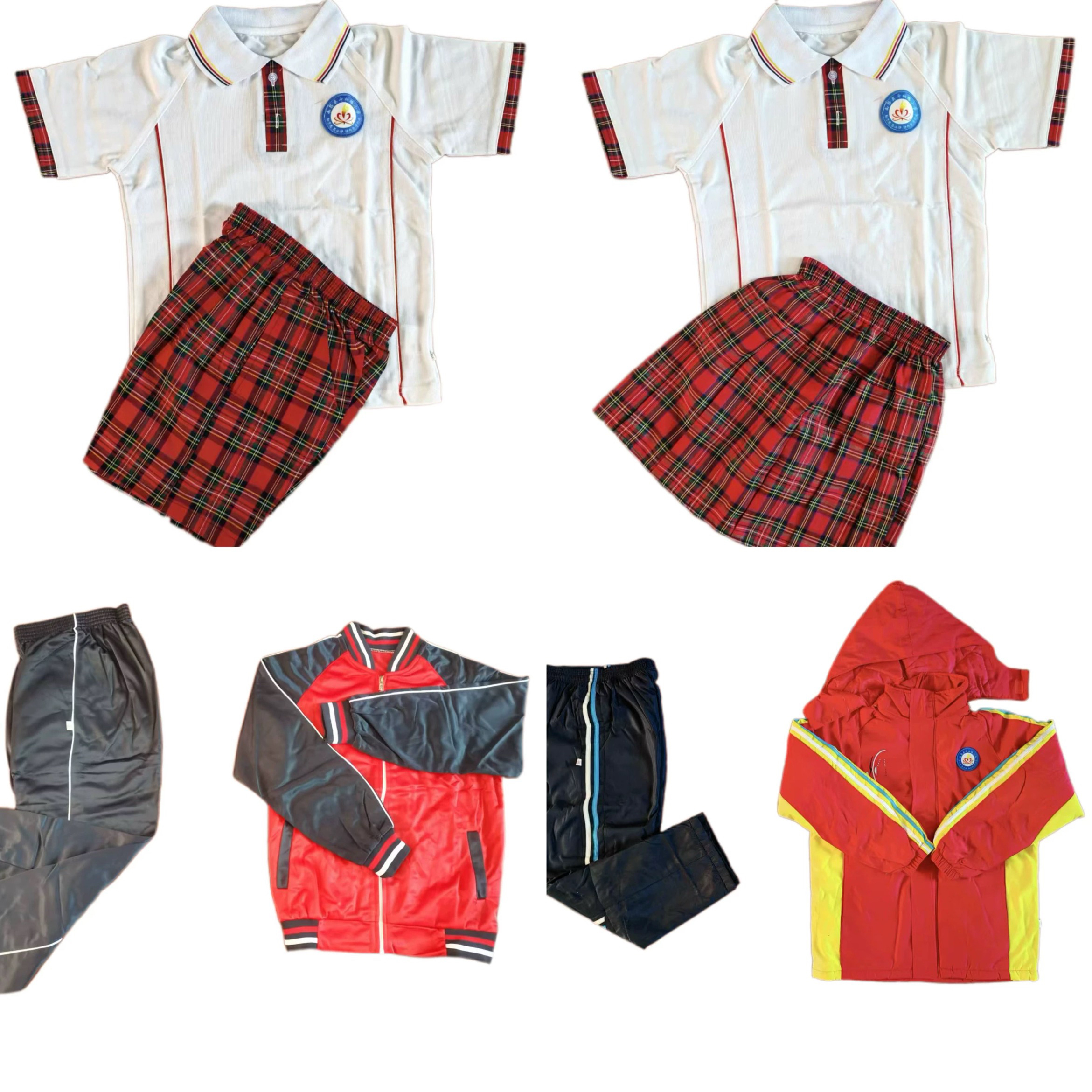 南昌县斗柏路小学校服带校徽 现货