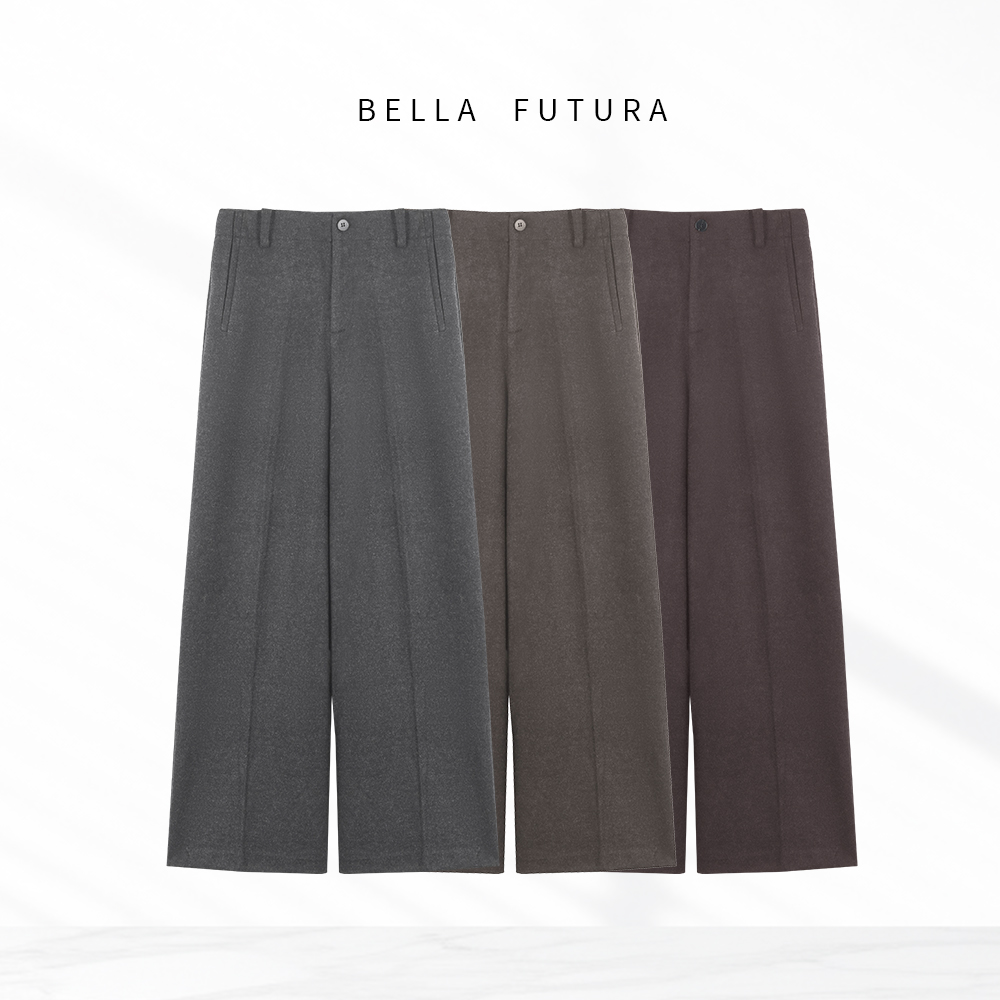 Bella Futura 云絮垂影·慵懒显瘦百搭气质神裤阔腿裤-A2501122