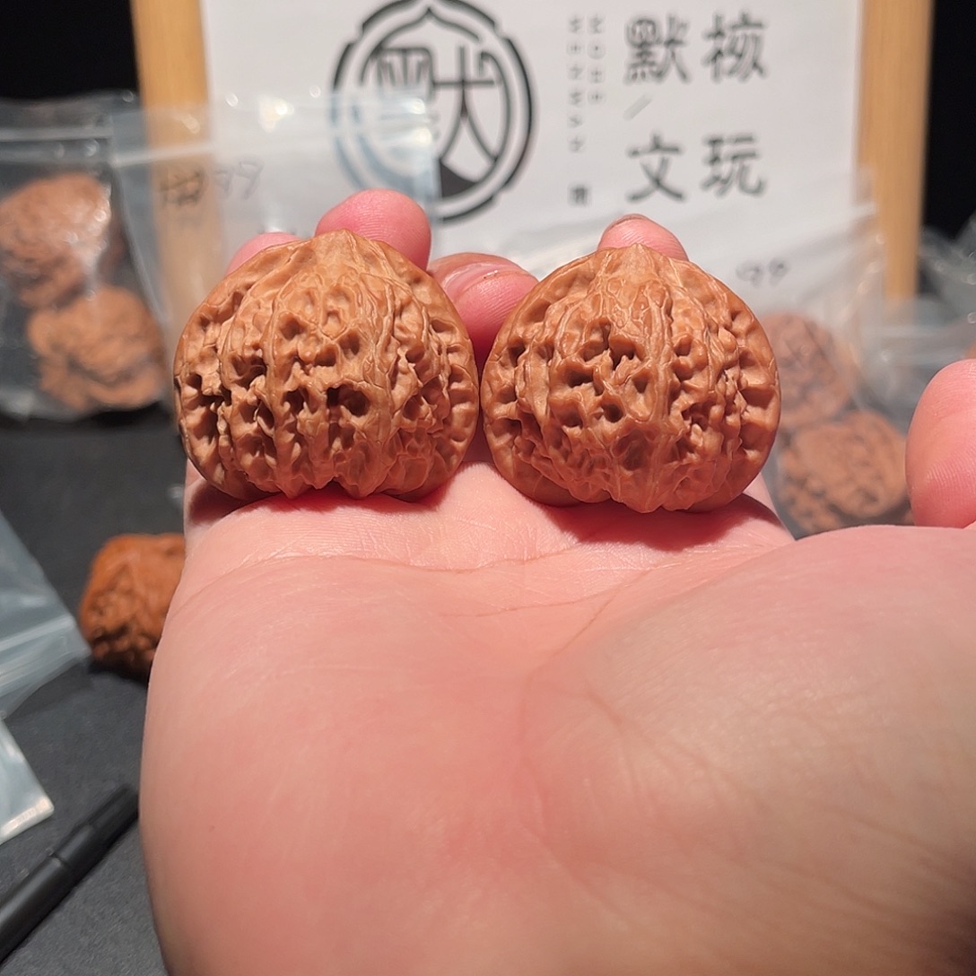 吊坠文玩核桃38全品汉高宫灯