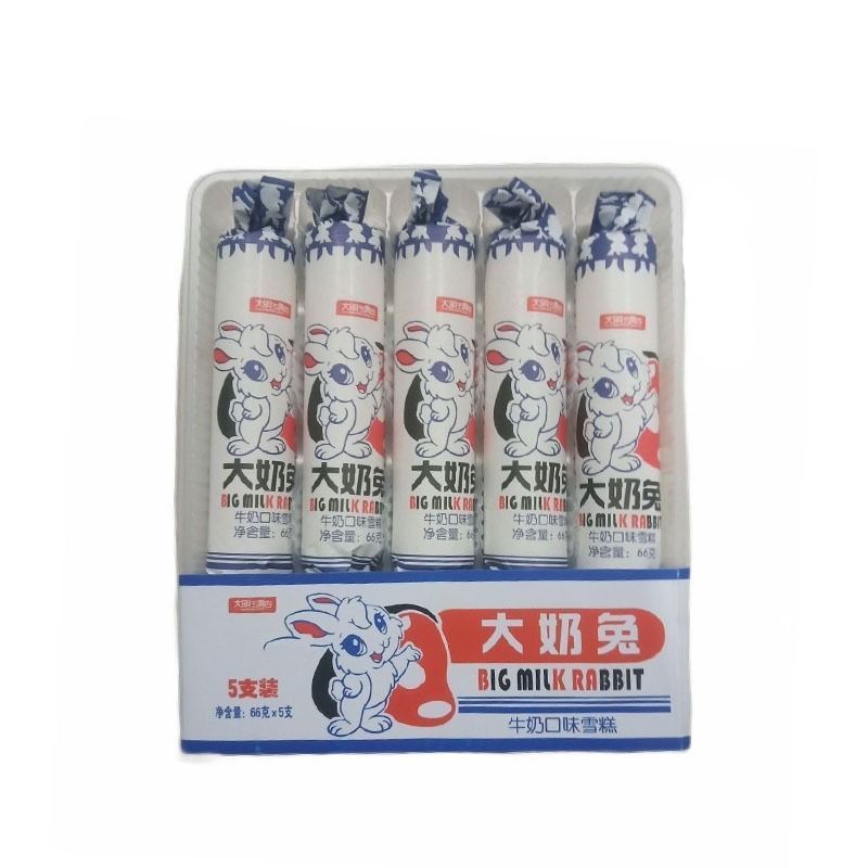 【1盒】大明五零四 大奶兔牛奶口味雪糕 66g*1支装