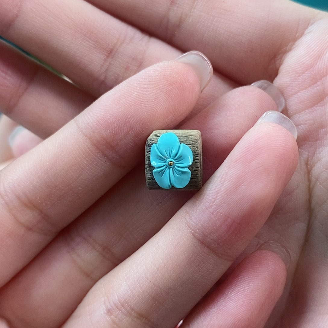 绿松石珠宝奇石未镶嵌