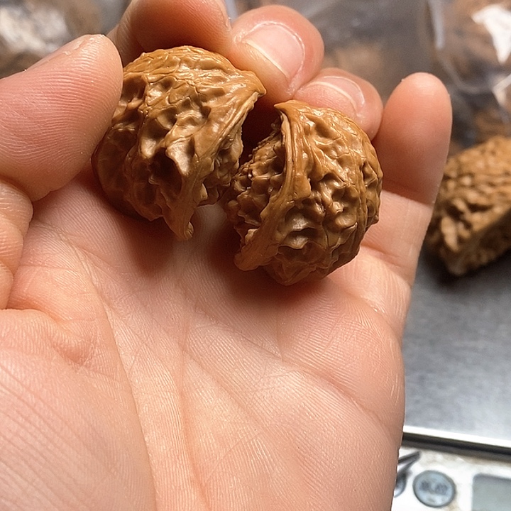 桃核吊坠盘山蛇头