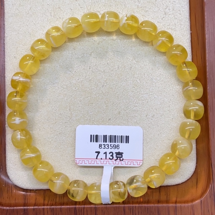 蜜蜡未镶嵌手链蜜蜡