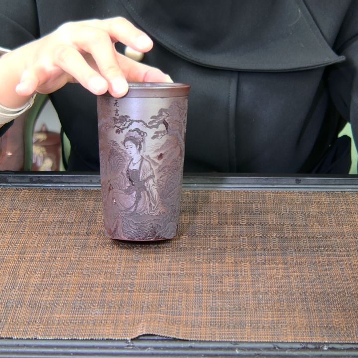 茶杯紫砂高货放漏