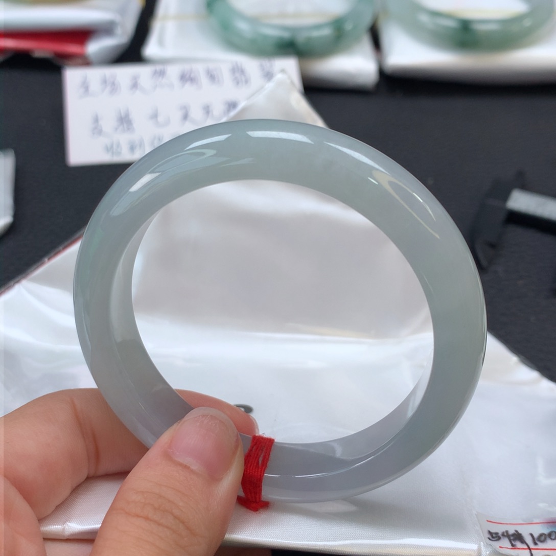 翡翠未镶嵌手镯翡翠手镯54.4