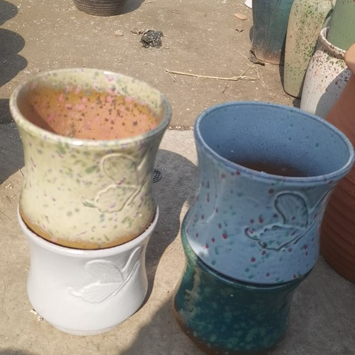 红陶口15高15瑕疵