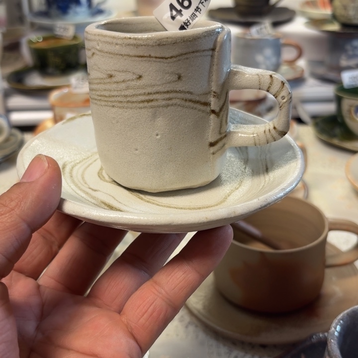瓷片日本进口咖啡杯