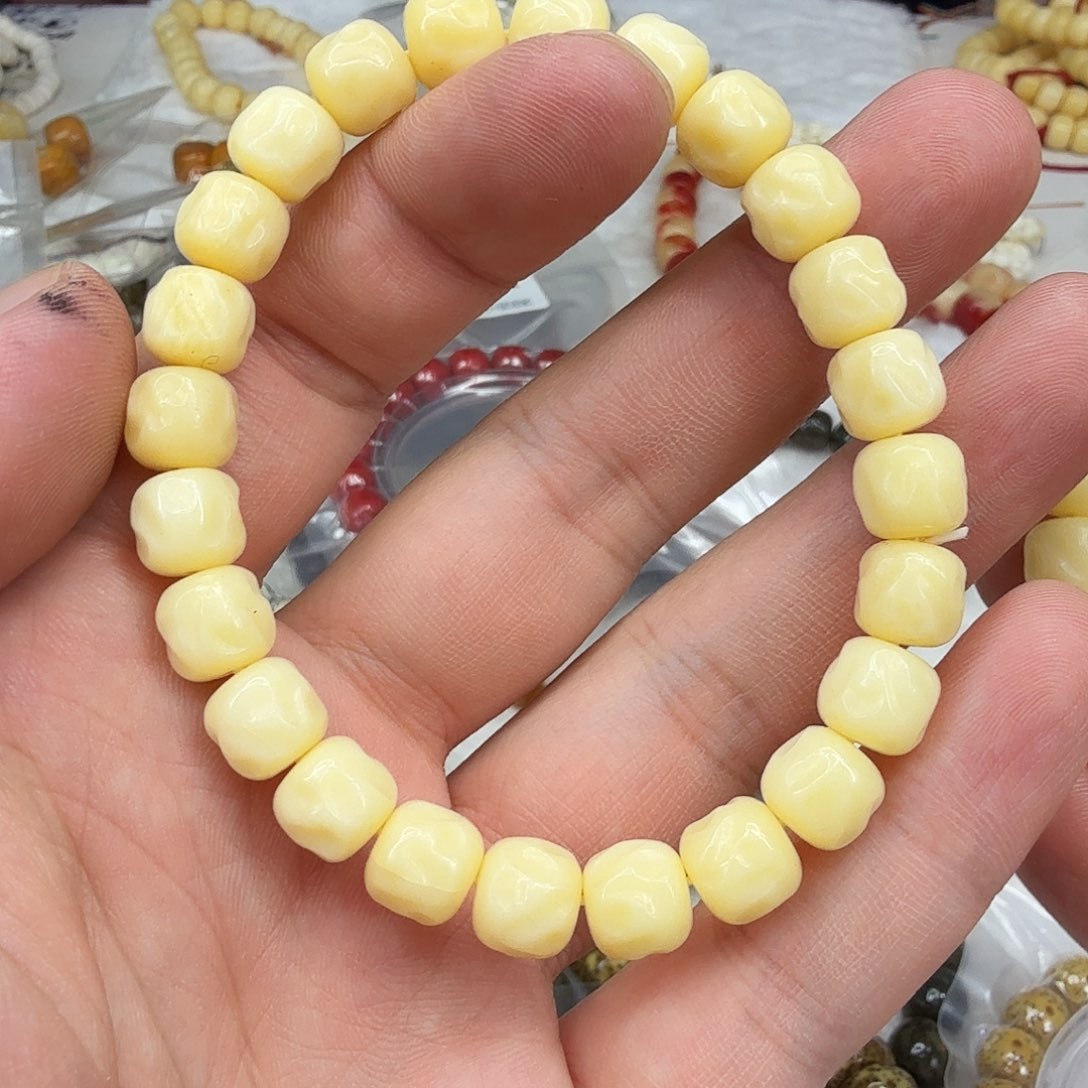 手串/手链驼骨86驼骨单圈0.9无相有棕裂