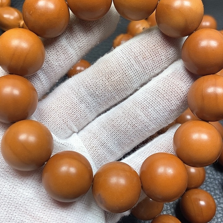 橄榄核正圆光珠练手款1.8