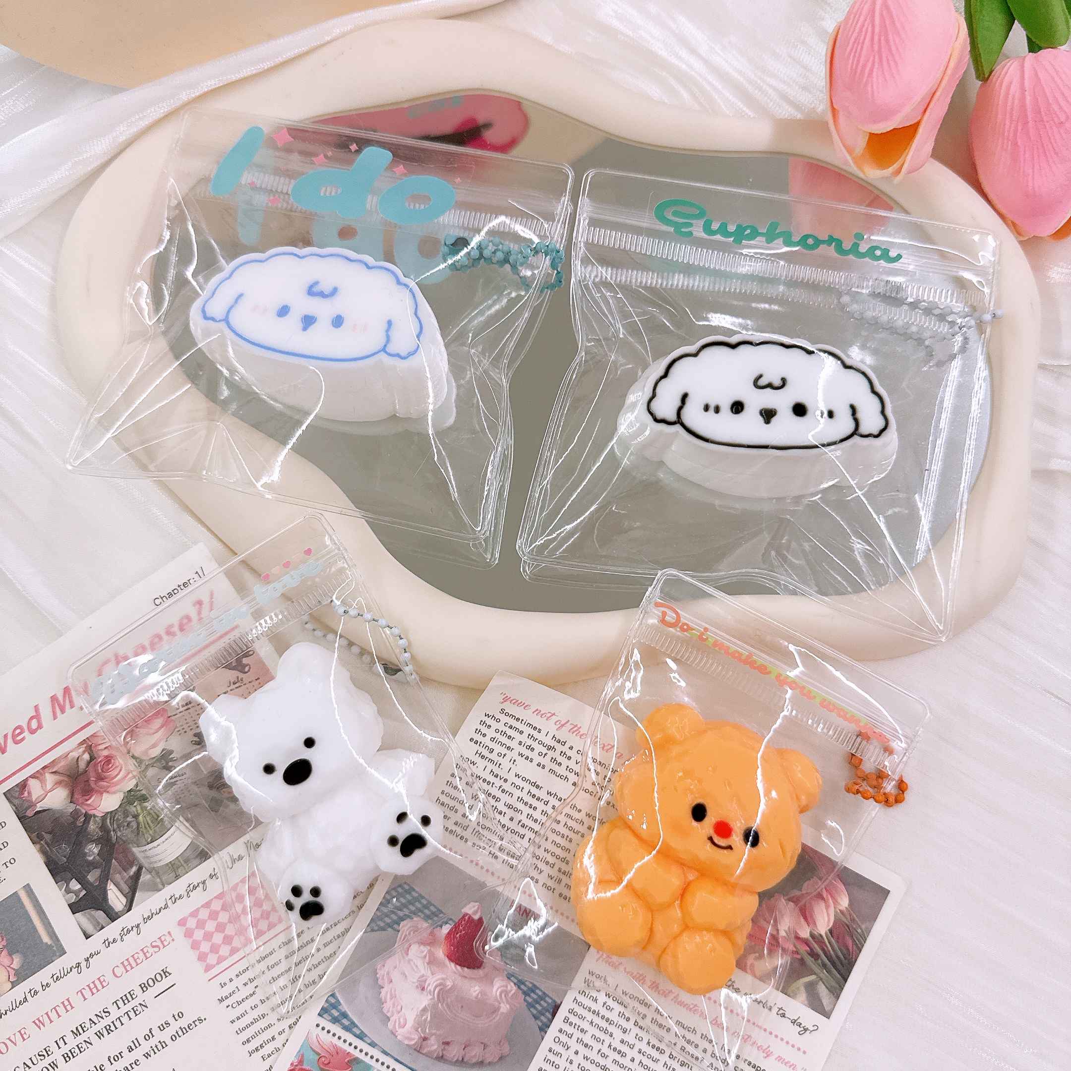 可爱小动物捏捏乐食品级硅胶解压慢回弹潮玩具挂件【全店满29包邮】