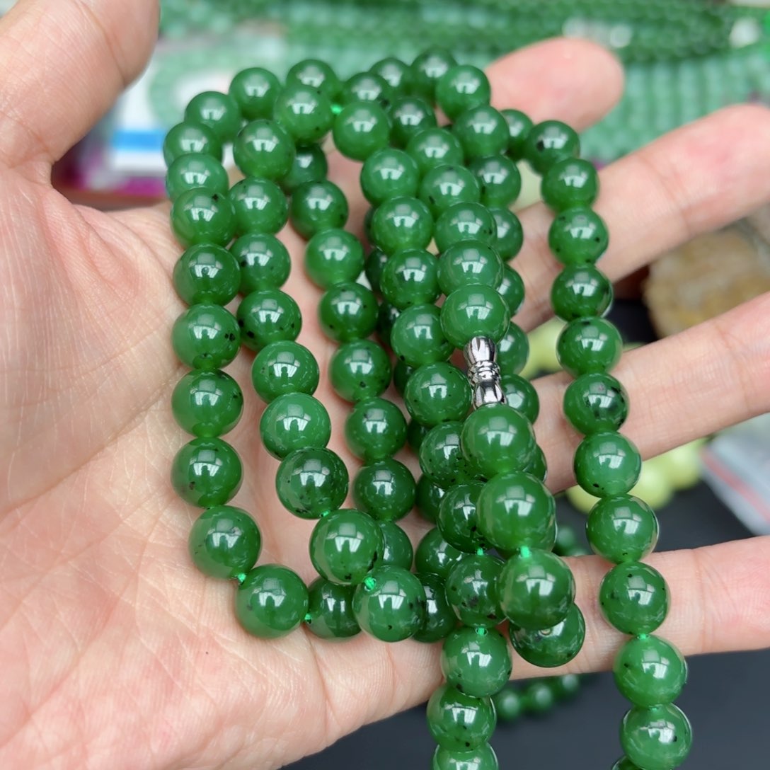 和田玉手链拍一发一多样性未镶嵌