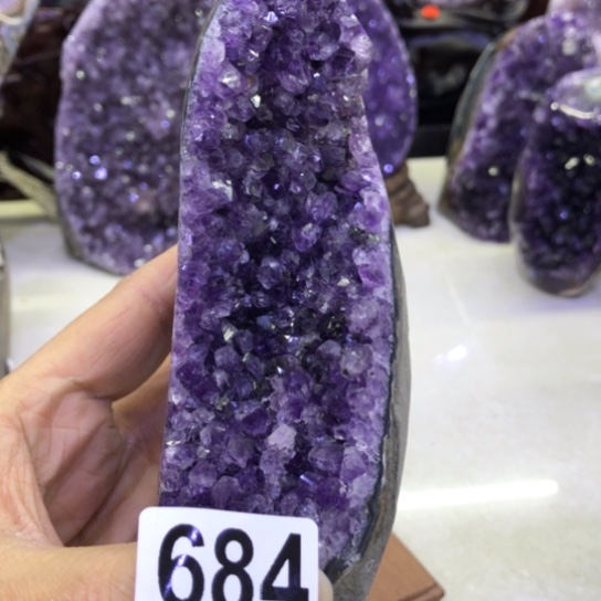 紫晶天然水晶摆件未镶嵌