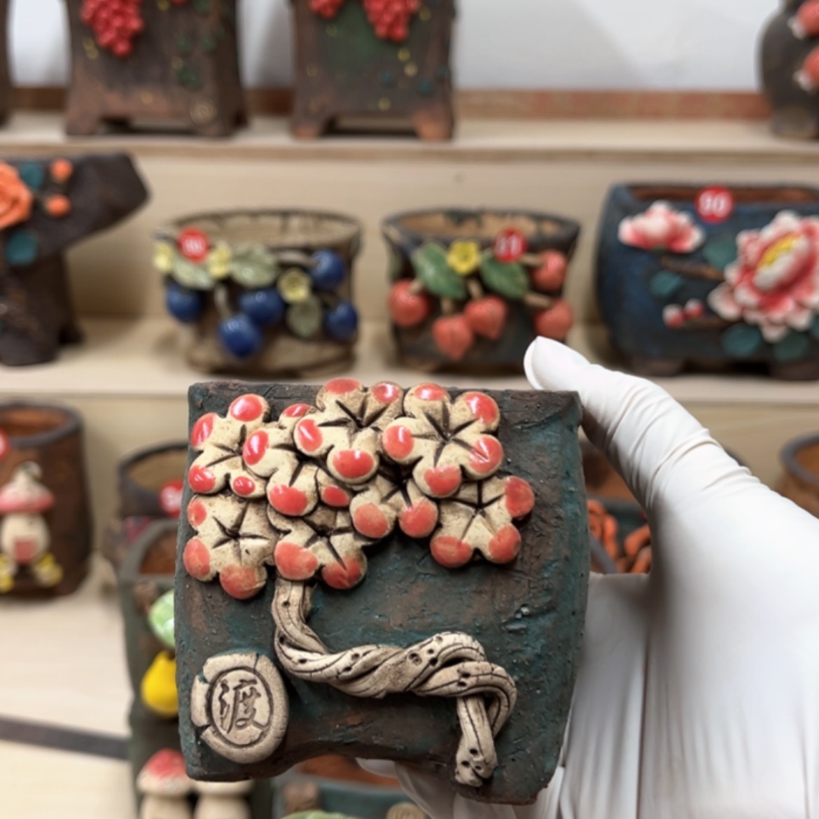 【闪购商品】紫砂花盆号内口7外高8.5