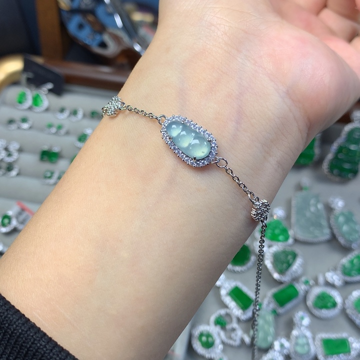 翡翠未镶嵌手链手链