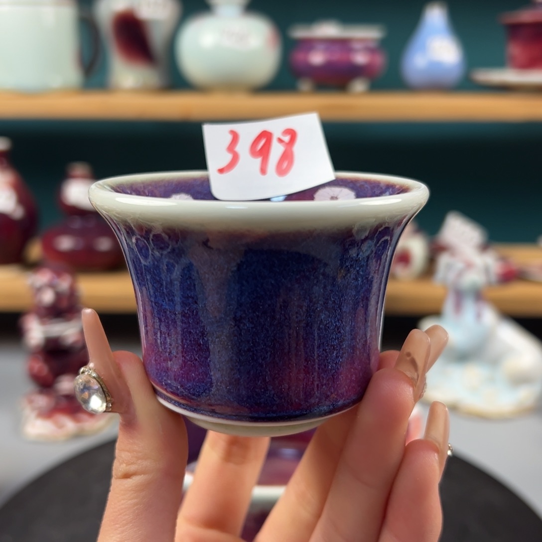 瓷片微瑕主人杯纯手工