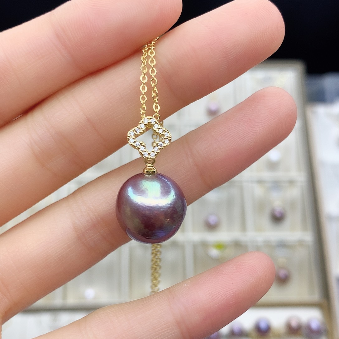 淡水珍珠颈饰合金