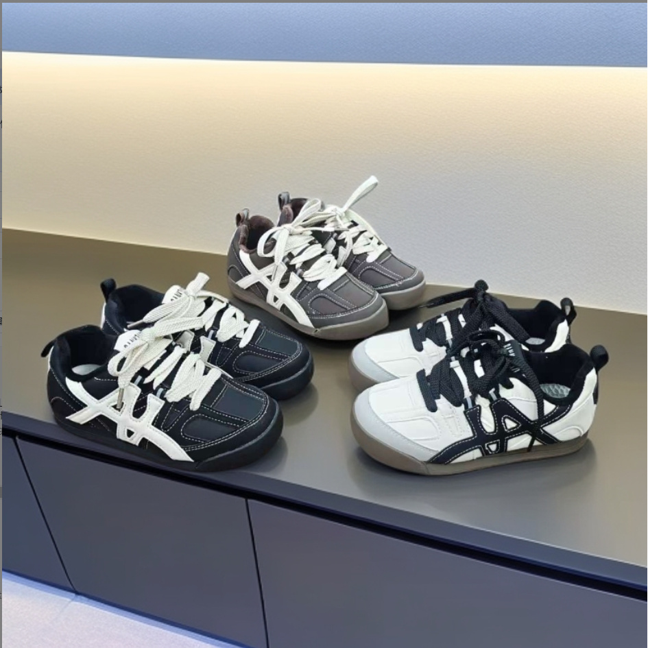 复古德训166儿童棉鞋潮流时尚学生软底鞋户外休闲防滑软底鞋③区