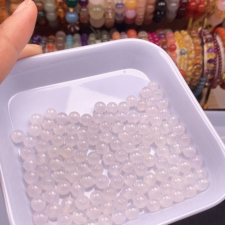 未镶嵌卡6白玛瑙100个玛瑙/玉髓