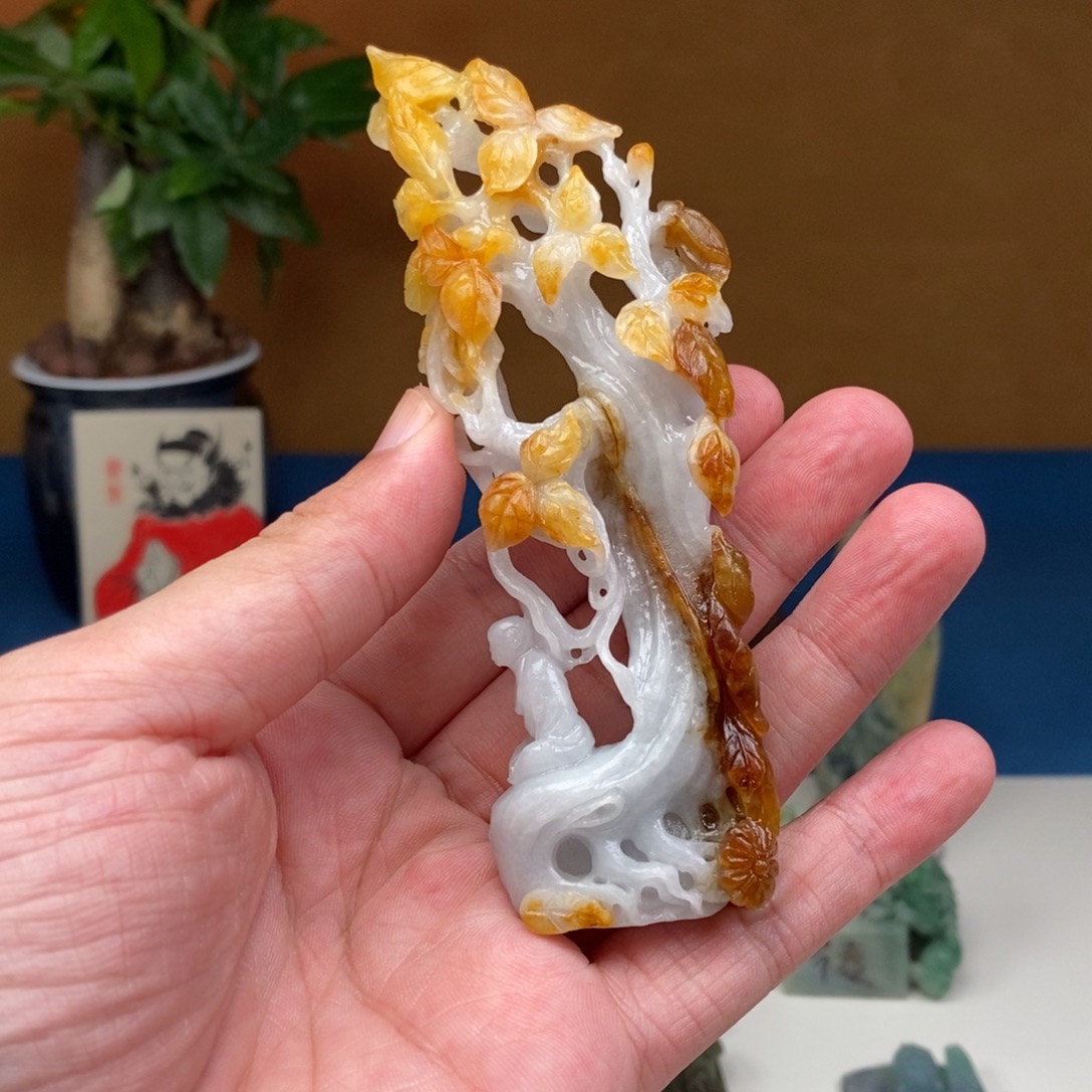未镶嵌定制翡翠菩提树下龙场悟道