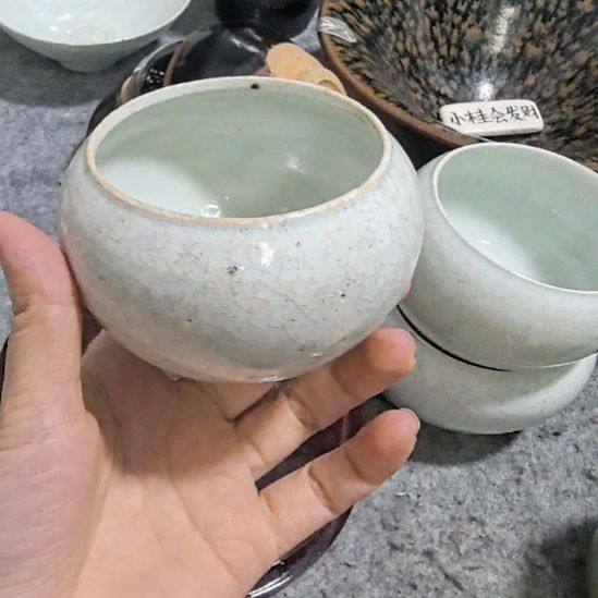 华***中湖田窑水鱼一个全品