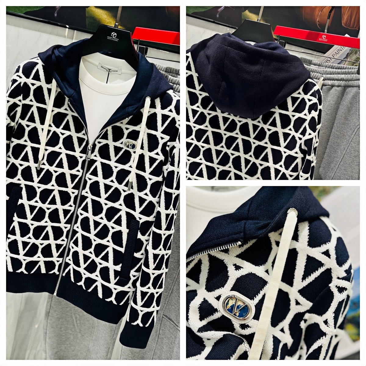 PRLUO VALENTIN《国际行》25秋男士时尚潮流休闲轻奢痞帅连帽外套