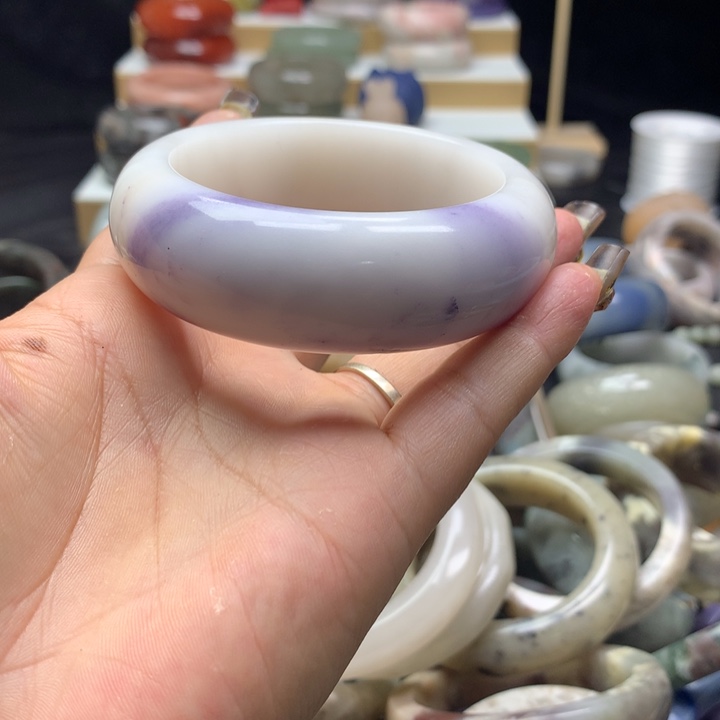 未镶嵌手镯石英质玉夢****