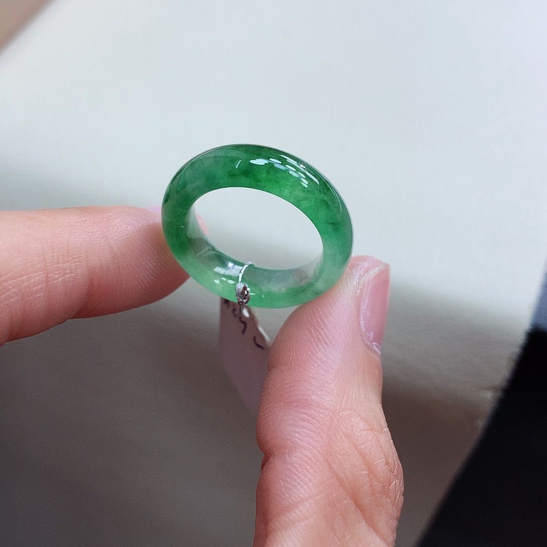 未镶嵌戒指翡翠11-12号