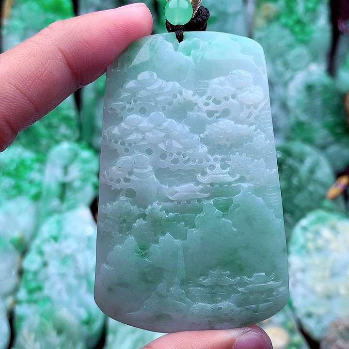 翡翠吊坠(不含链)未镶嵌