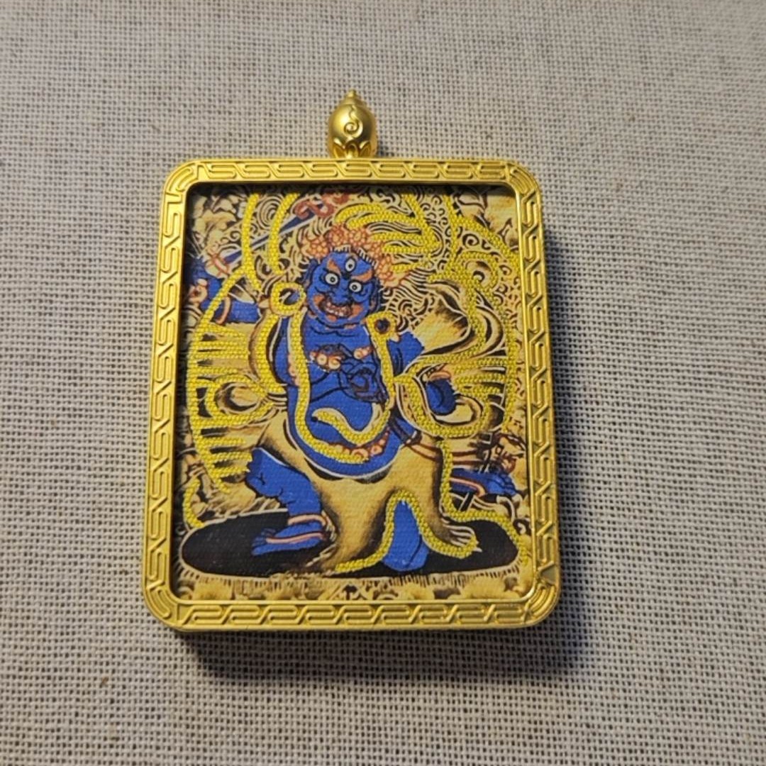 【福利29.9送黑绳.财库贴】福利孤品唐卡