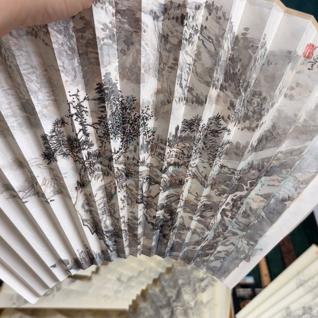 帅***冰扇子扇子扇面扇面