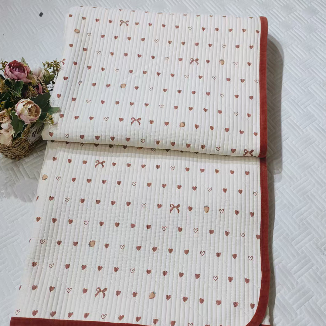 四季可用床盖纯棉+宝宝绒200×220微瑕～G725