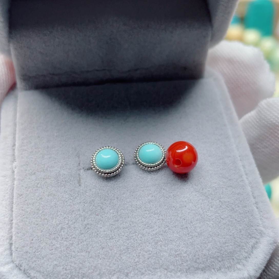 南红玛瑙银S925镶嵌珠宝奇石