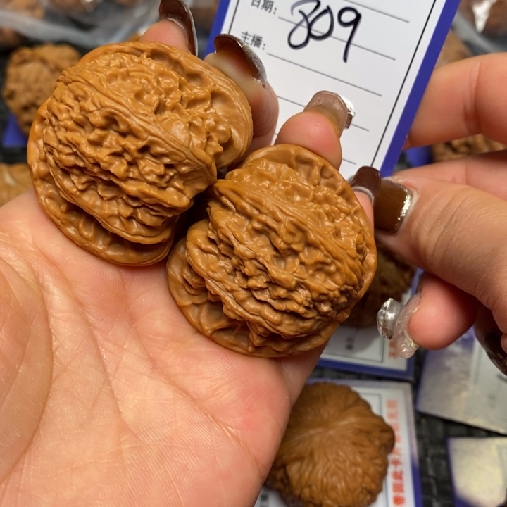 把件文玩核桃809白狮43