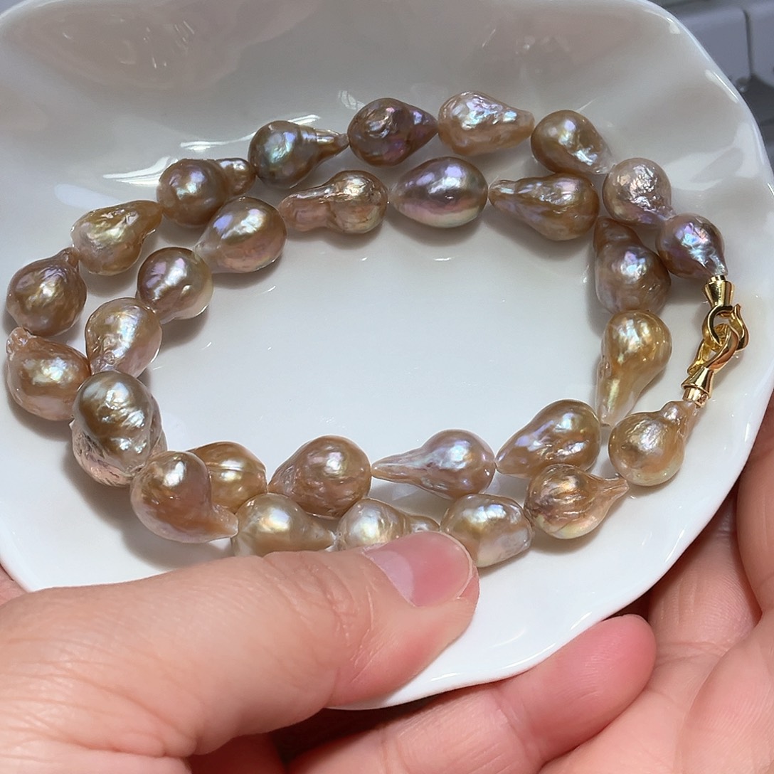 淡水珍珠颈饰银S925镶嵌西**?