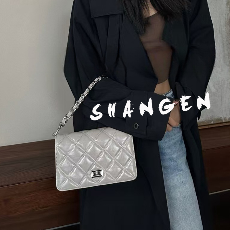 【尚恩CC】SK-82829-云灰-22*9*15轻奢时尚女士新款手提单肩斜挎包