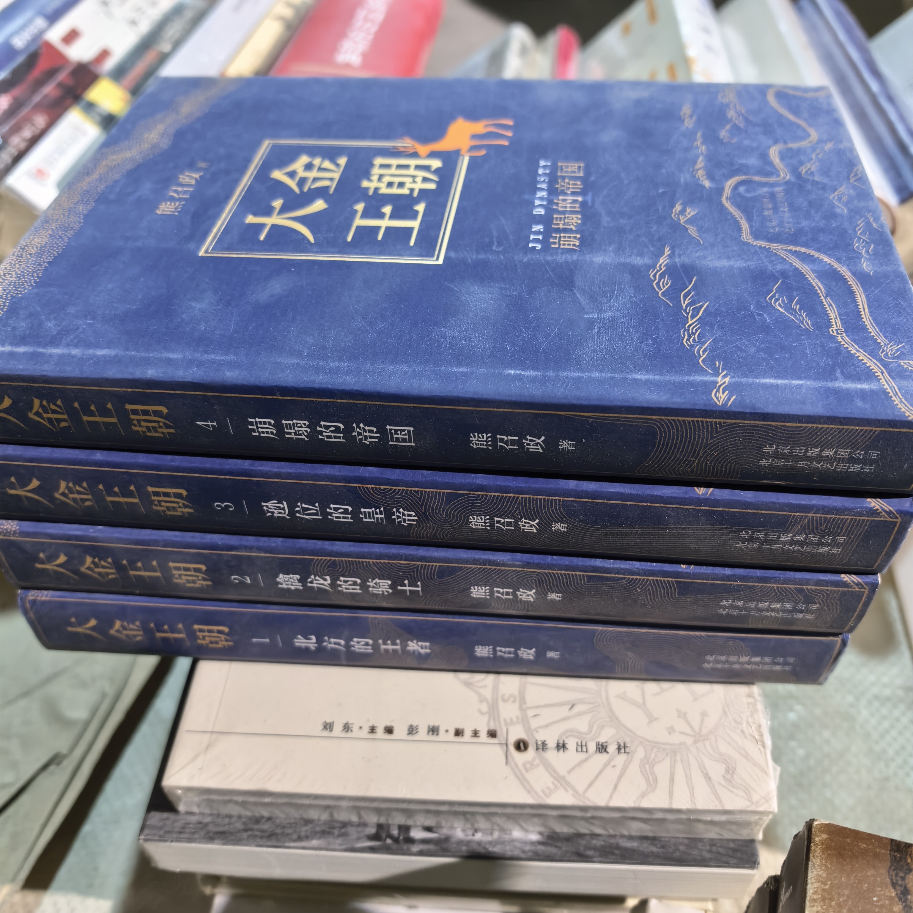 大金王朝四本一套库存书熊召政著书籍