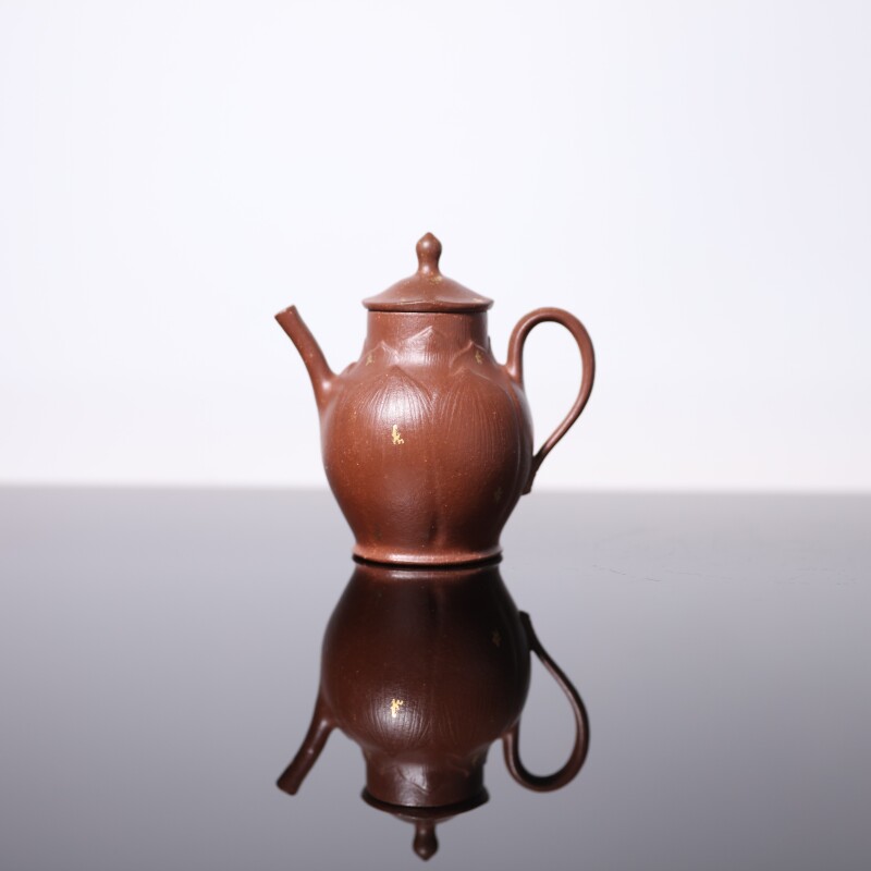 【前墅龙窑丨梵莲】范立娣·羡砂 降坡泥 约110CC 紫砂壶