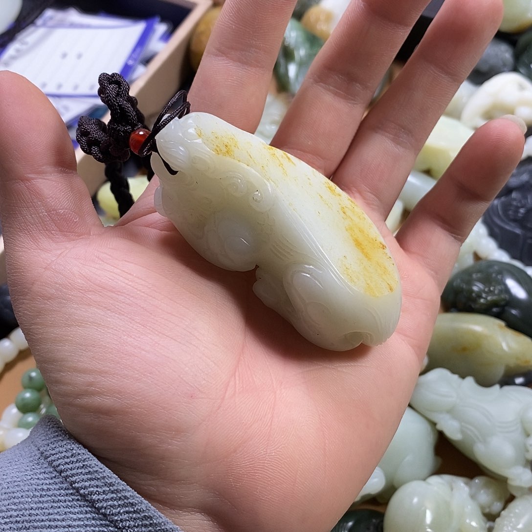 和田玉（糖玉）挂件未镶嵌h*h