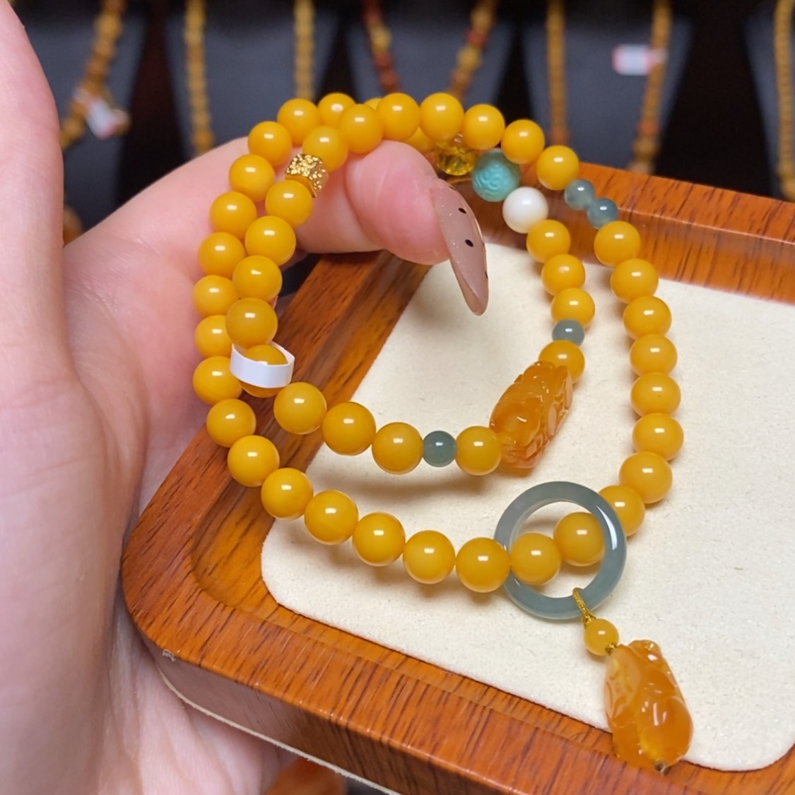 【闪购商品】蜜蜡手链未镶嵌手串