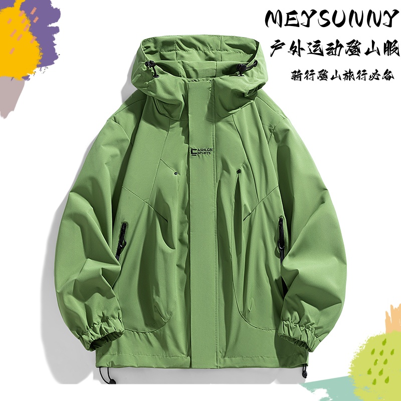 MEYSUNNY春秋季新款男女款冲锋衣保暖防风服加厚户外滑雪登山外套