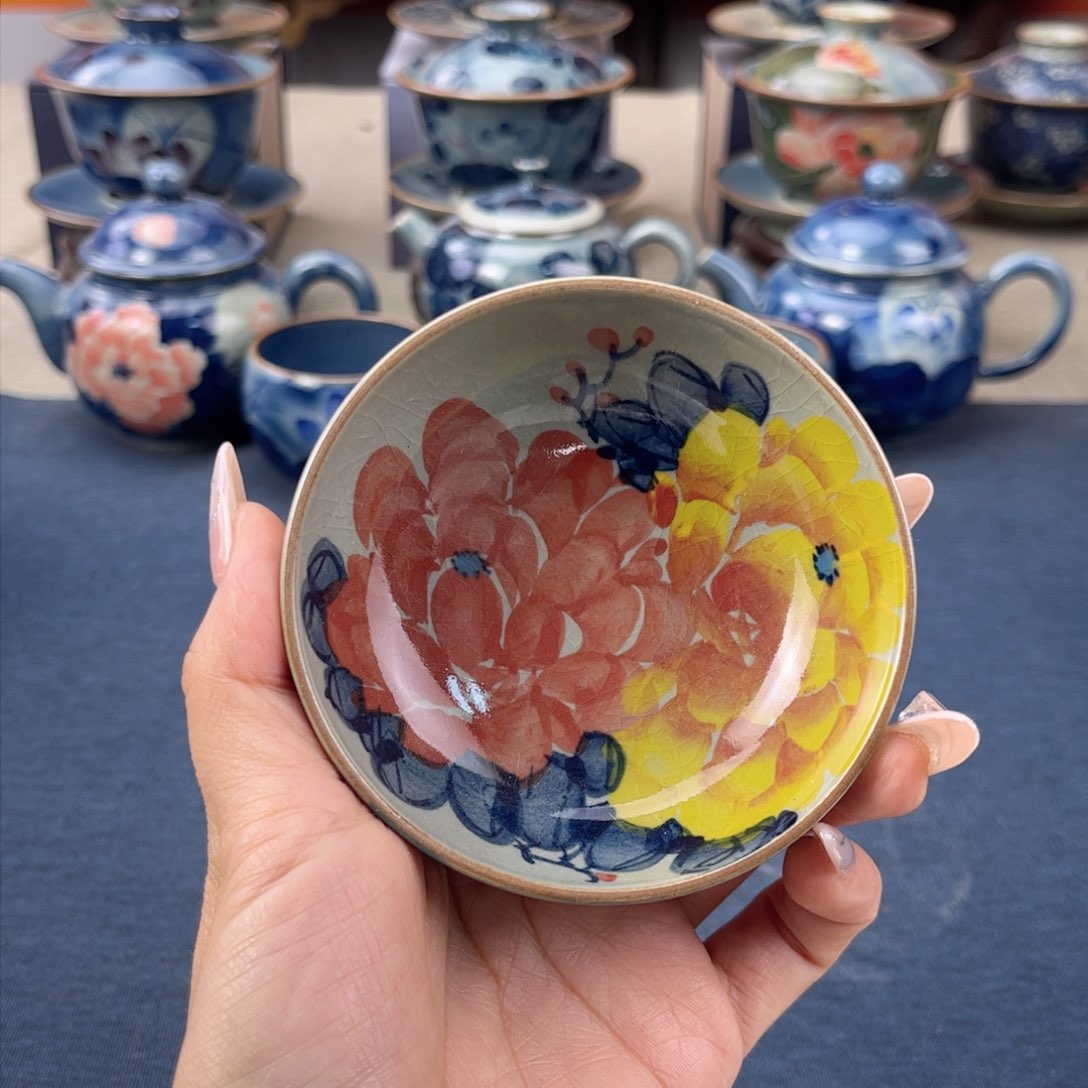 杯景德镇手绘手工茶具