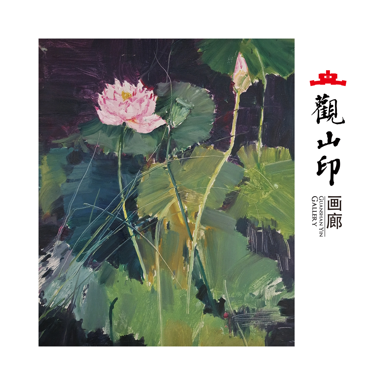 SMK原创手绘风景油画50x60cm花卉作品2385