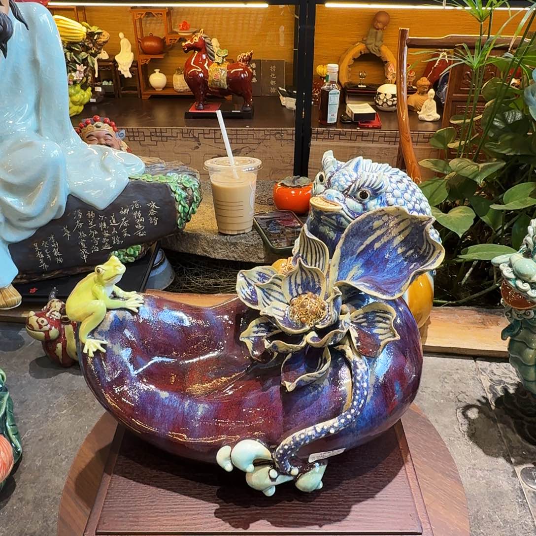 陶瓷30长名家原作和气生财