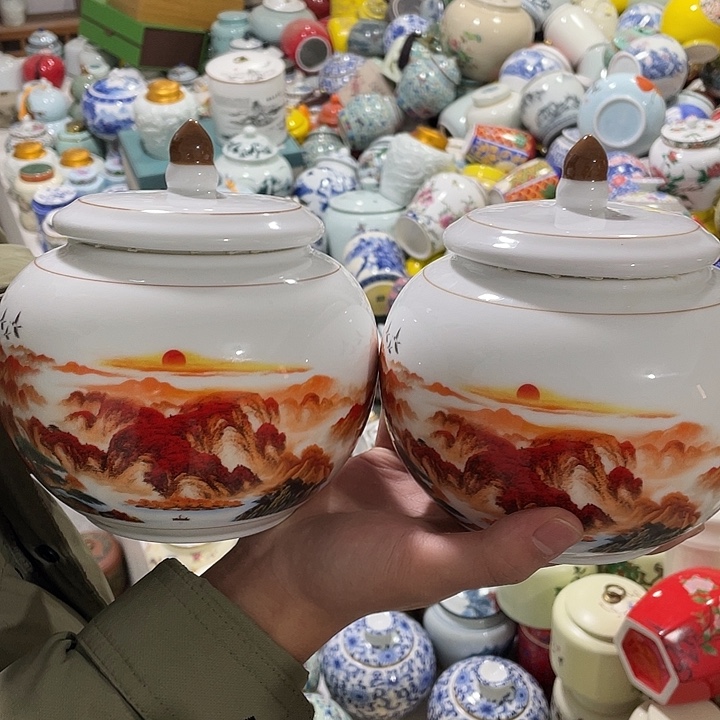 陶瓷罐茶叶罐密封罐