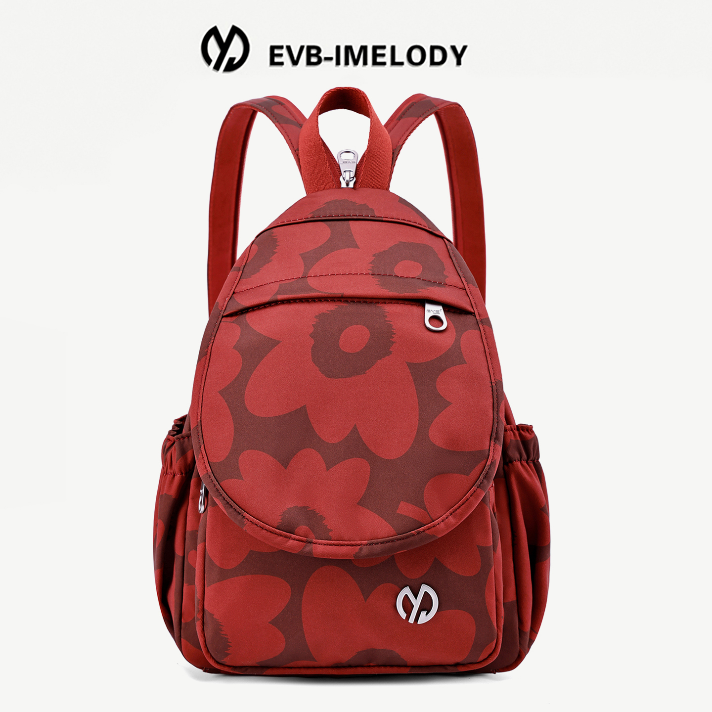 EVB2513新款时尚百搭通勤双肩包ins轻奢背包大容量休闲简约书包