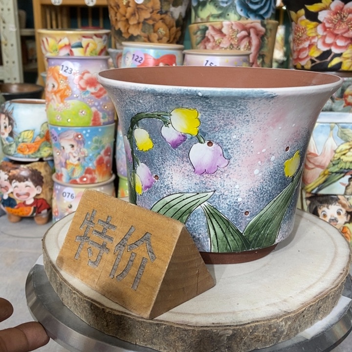 红陶景德镇艺术手绘作品