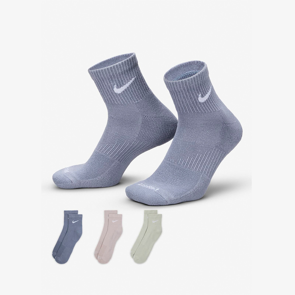 NIKE/耐克男子U NK EVRY ANK 3PR 132袜子优惠装SX6890-933
