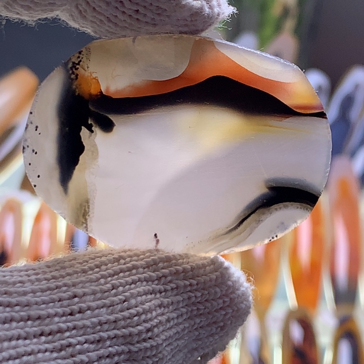 未镶嵌玛瑙/玉髓珠宝半成品74